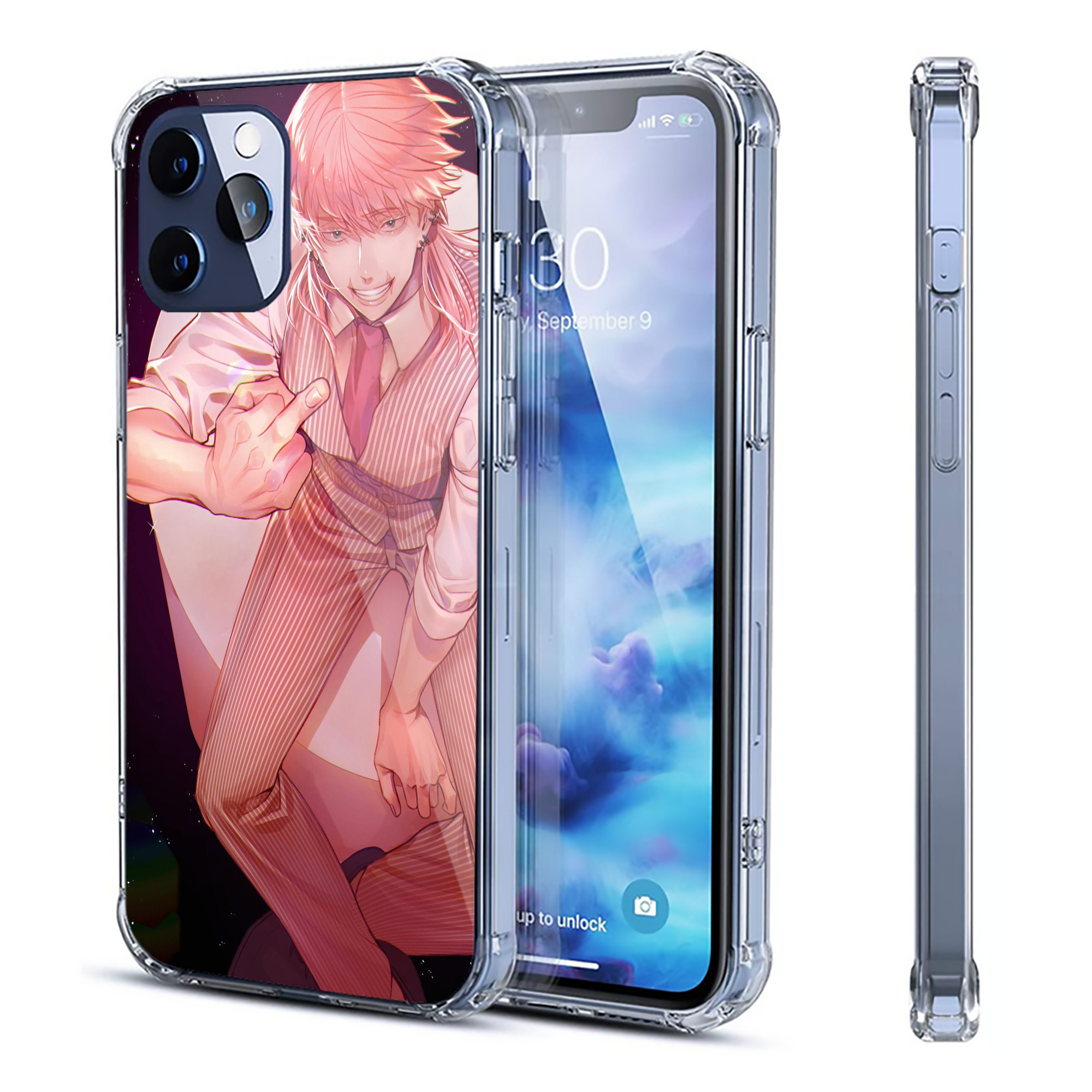 （画像用） 東京リベンジャーズ Tokyo Revengers 【iPhone 12シリーズ対応】透明スマホケース（クリアソフトケース）